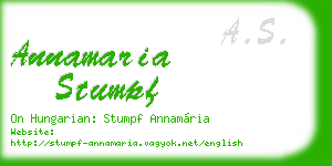 annamaria stumpf business card